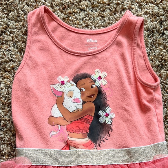 Disney’s Moana Pink Toddler Girl Tutu Dress - Picture 2 of 7
